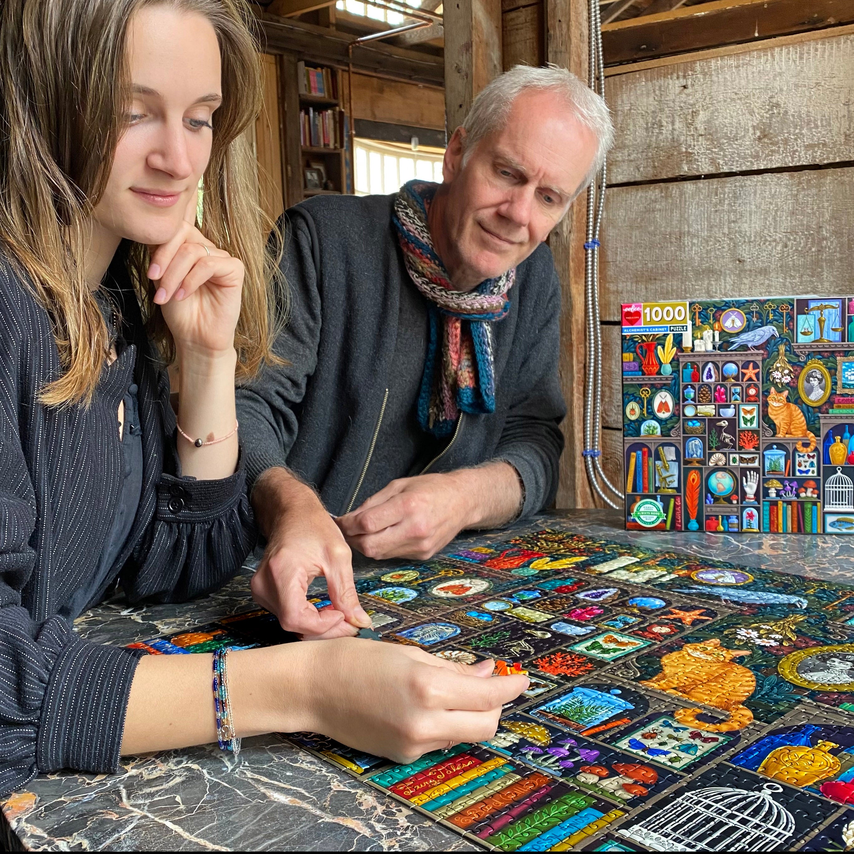Alchemist's Cabinet 1000 Piece Jigsaw Puzzle | eeBoo Piece & Love | Makes a Great Gift