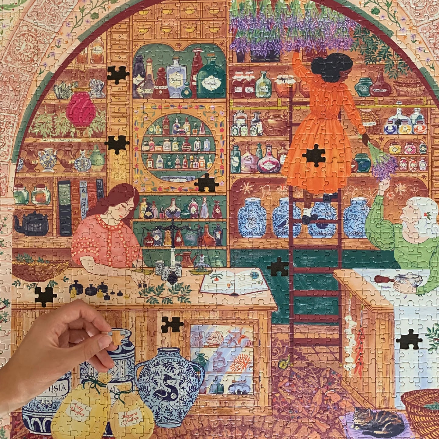 Ancient Apothecary 1000 Piece Jigsaw Puzzle | eeBoo Piece & Love | Amazing Gifts for Women Mom Wife