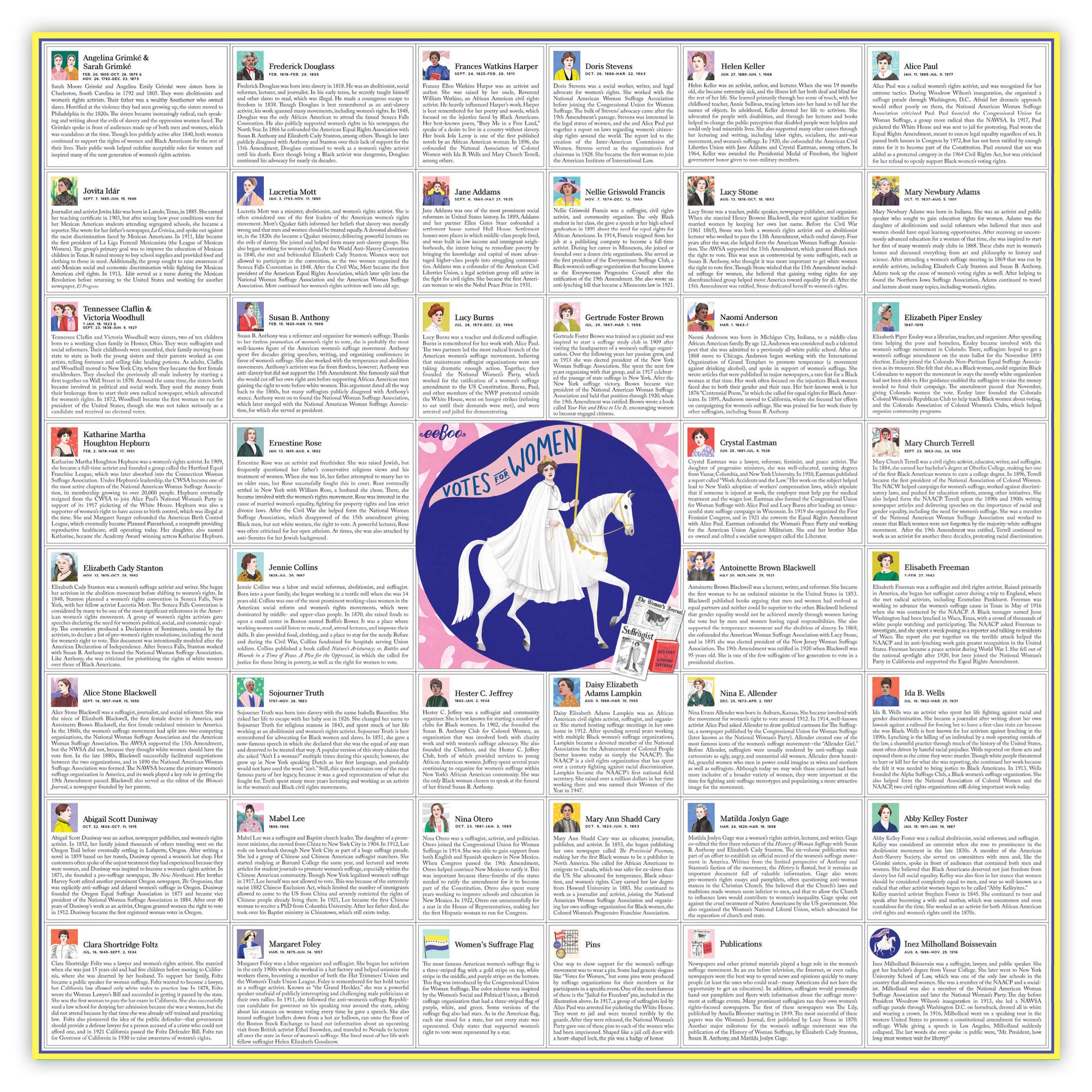 DISCO Votes for Women 100 Piece Puzzle eeboo-store