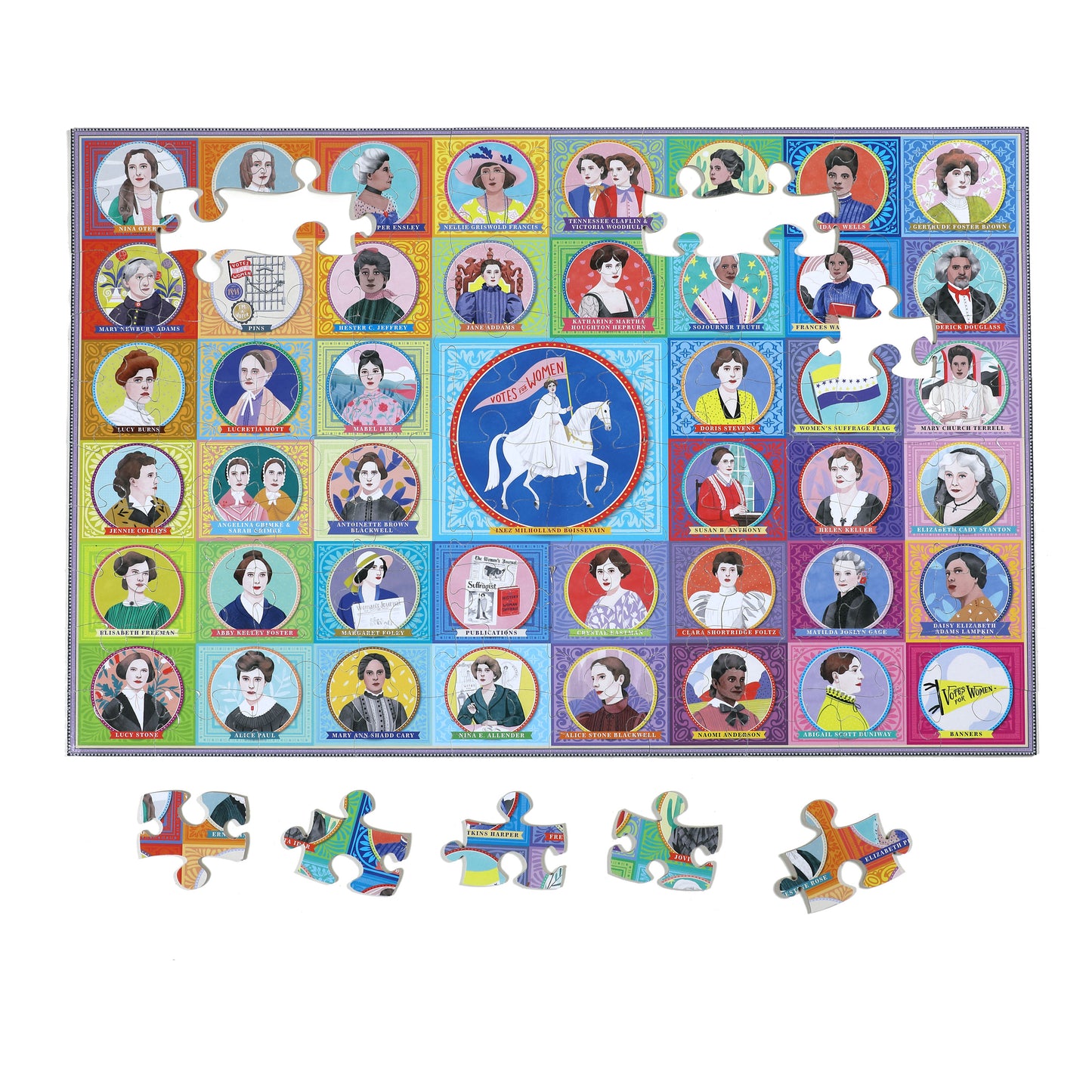 DISCO Votes for Women 100 Piece Puzzle eeboo-store