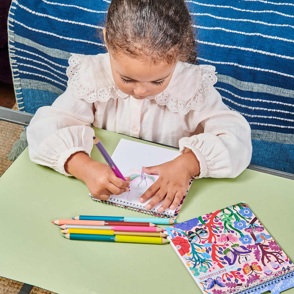Butterflies Square Sketchbook by eeBoo | Unique Fun Gifts