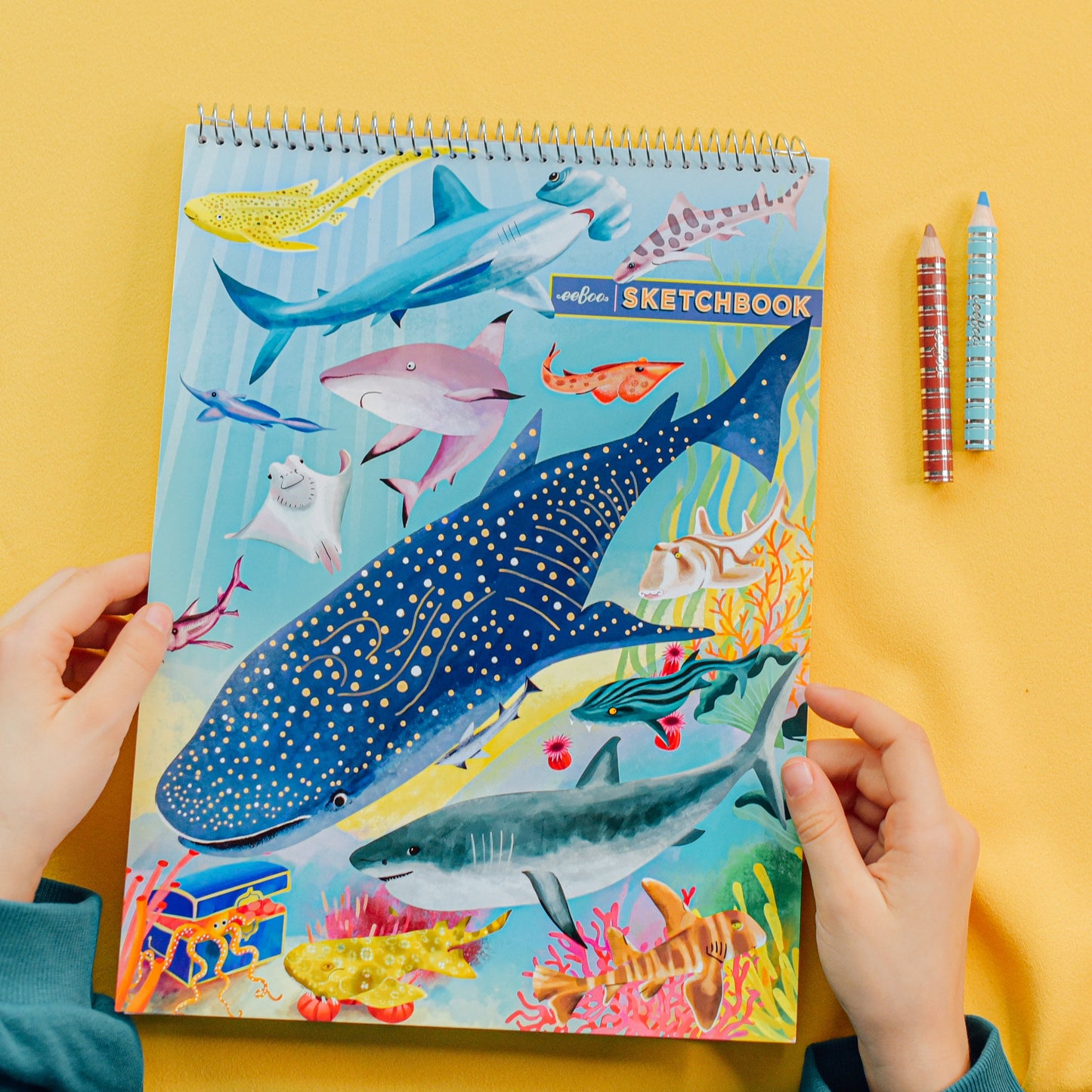 Shark Sketchbook | Unique Great Gifts for Kids & Adults 