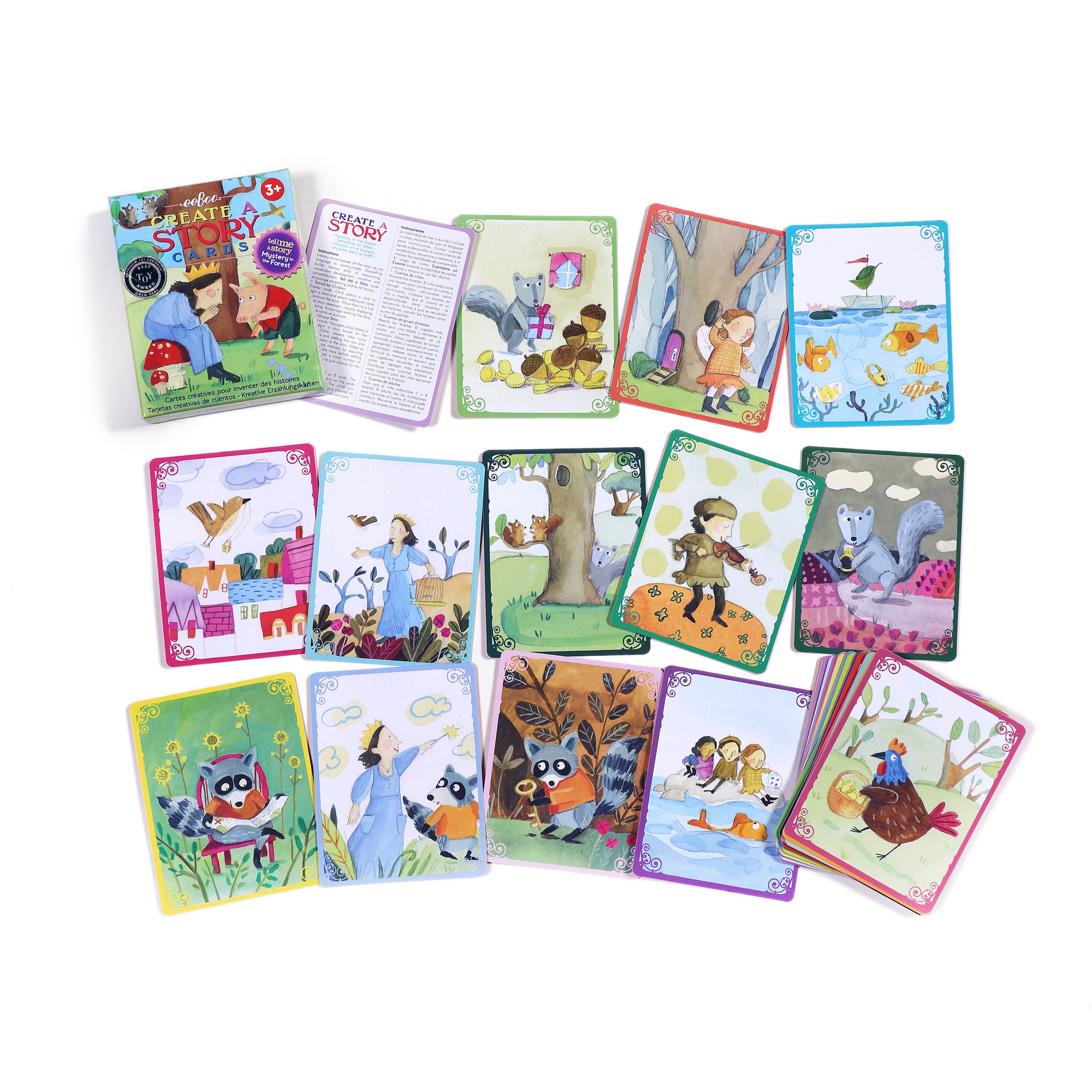 Mystery in the Forest Award Winning Create and Tell Me A Story Cards for Kids Ages 3+