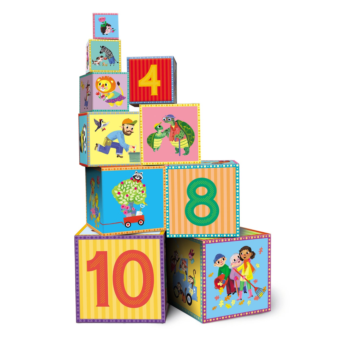 Good Deeds Tot Tower by eeBoo | Unique Gifts for Kids and Toddlers | Montessori Toys