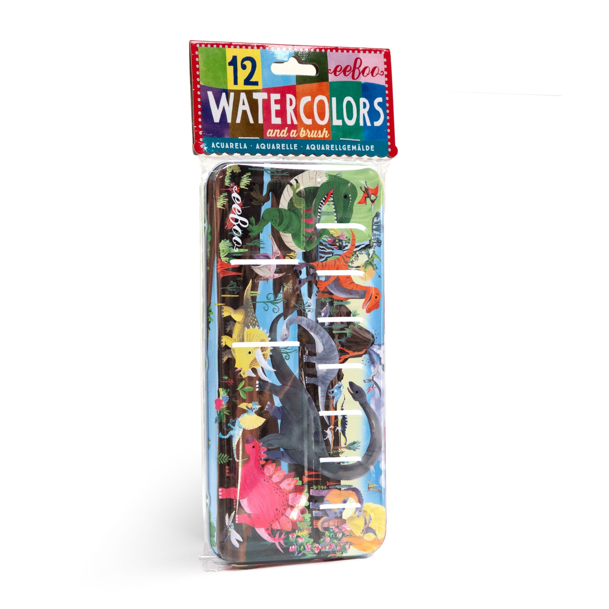 Dinosaur 12 Watercolors by eeBoo | Unique Fun Gifts