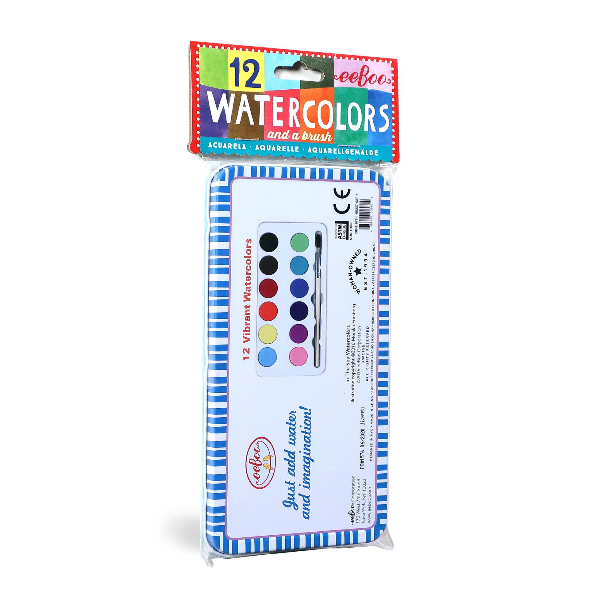 In the Sea Watercolors and Pad Bundle |  Gifts by eeBoo