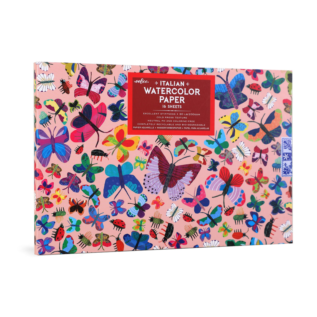 Butterflies Watercolors and Pad Bundle |  Gifts by eeBoo