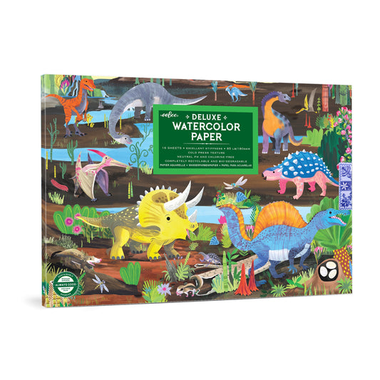 Dinosaur Watercolor Pad by eeBoo | Unique Fun Gifts