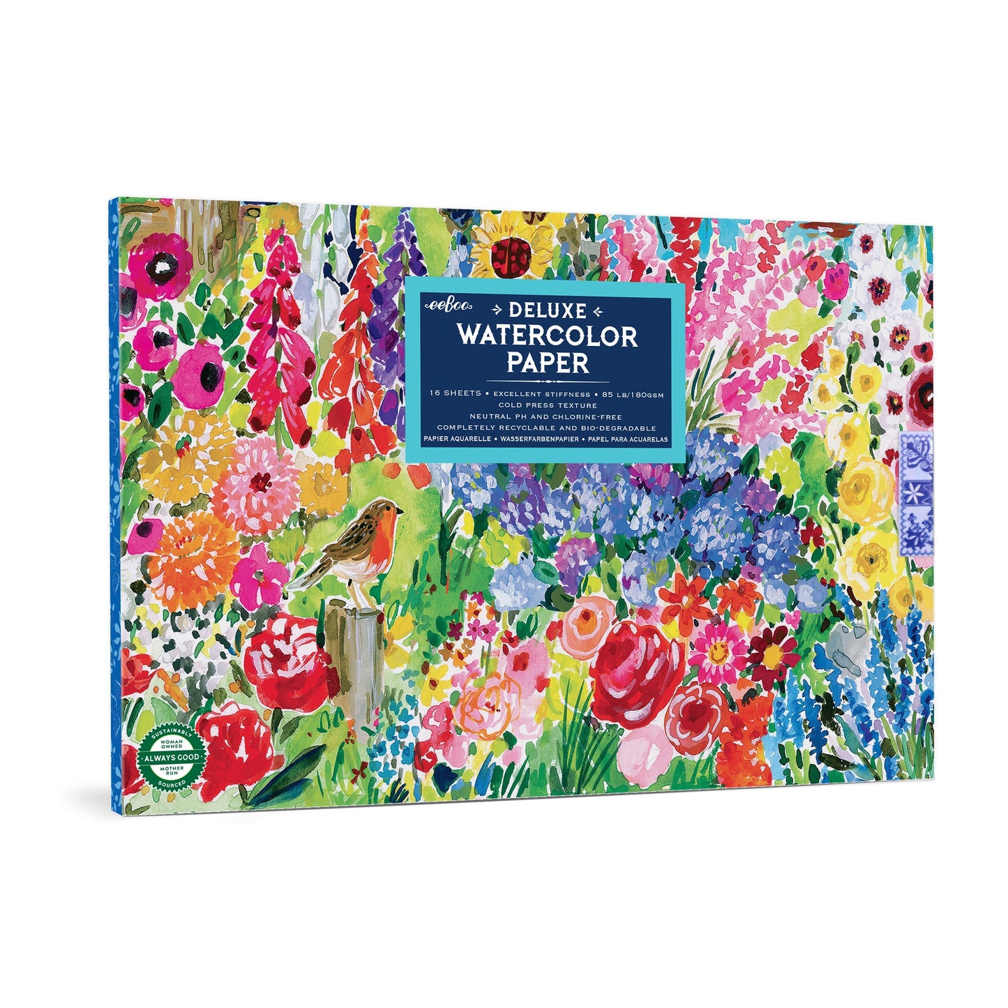  Seaside Garden Watercolor Pad | Unique Great Gifts for Kids & Adults 