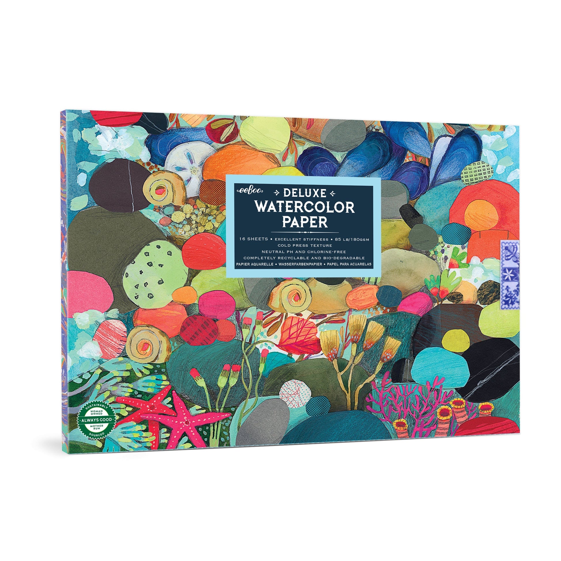 Tidepool Watercolor Pad | Unique Great Gifts for Kids & Adults 
