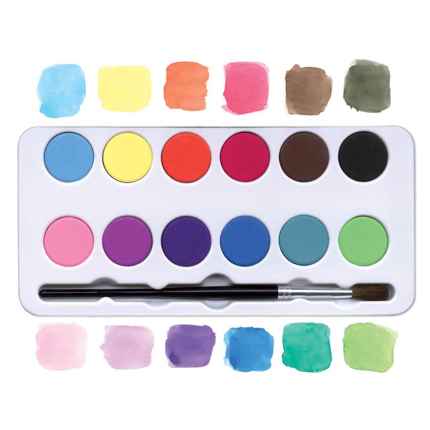 Woodland Watercolors and Pad Bundle |  Gifts by eeBoo