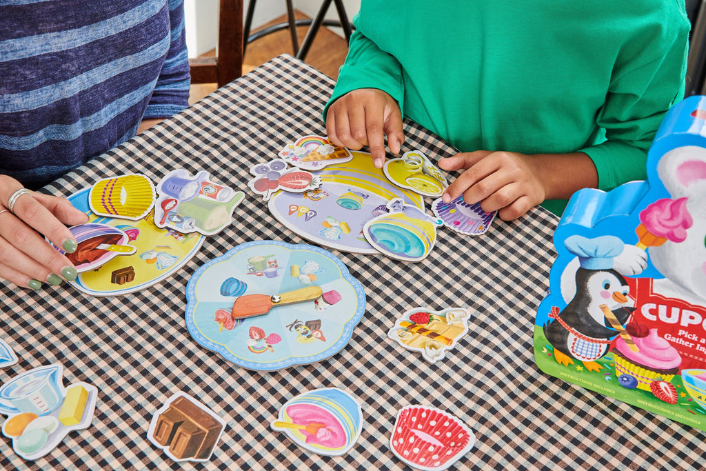 Cupcake Shaped Spinner Game by eeBoo | Unique Fun Gifts