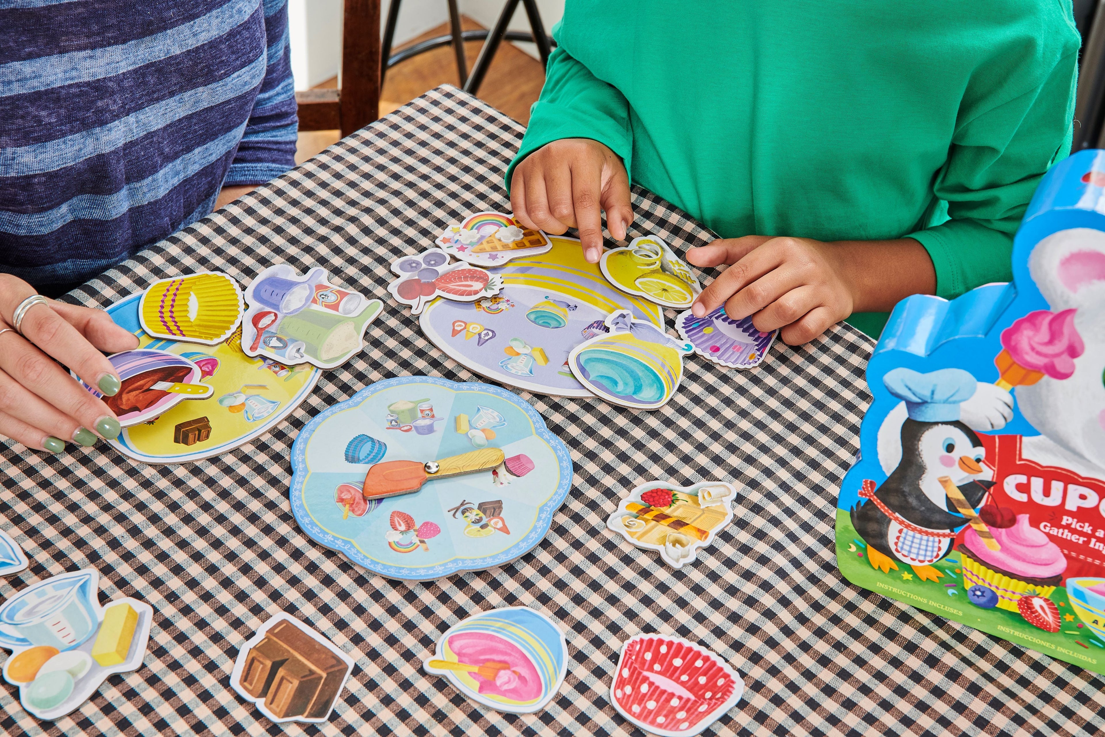 Cupcake Shaped Spinner Game by eeBoo | Unique Fun Gifts